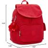 imageKipling Womens City Pack Backpack AllDay Versatile Daypack BagRed Rouge