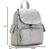 imageKipling Womens City Pack Mini Backpack Lightweight Versatile Daypack BagBright Metallic