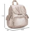 imageKipling Womens City Pack Mini Backpack Lightweight Versatile Daypack BagMetallic Glow