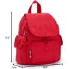 imageKipling Womens City Pack Mini Backpack Lightweight Versatile Daypack BagRed Rouge