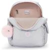 imageKipling Womens City Pack Mini Backpack Lightweight Versatile Daypack BagSilver Glow Metallic