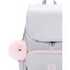 imageKipling Womens City Pack Mini Backpack Lightweight Versatile Daypack BagSilver Glow Metallic