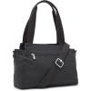 imageKipling Womens Elysia Bag Lightweight Multicompartment Magnetic Snap Pockets Shoulder Crossbody Bag Black Noir 115 L X 9 H X 5 D USBlack Noir