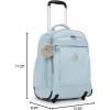 imageKipling Womens Gaze Large Rolling Backpack Durable Wheeled Backpack with Adjustable Shoulder Straps Nylon Book BagBridal Blue