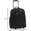 imageKipling Womens Gaze Large Rolling Backpack Durable Wheeled Backpack with Adjustable Shoulder Straps Nylon Book BagTrue Black