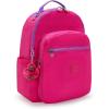 imageKipling Womens Seoul 15quot Laptop Backpack Durable Roomy with Padded Shoulder Straps BuiltIn Protective SleeveAzalea Pink
