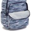 imageKipling Womens Seoul 15quot Laptop Backpack Durable Roomy with Padded Shoulder Straps BuiltIn Protective SleeveBrush Stripes