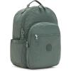imageKipling Womens Seoul 15quot Laptop Backpack Durable Roomy with Padded Shoulder Straps BuiltIn Protective SleeveFaded Green N