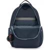 imageKipling Womens Seoul 15quot Laptop Backpack Durable Roomy with Padded Shoulder Straps BuiltIn Protective SleeveTrue Blue Tonal 2