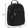 imageKipling Womens Seoul Small Tablet Backpack Durable Padded Shoulder Straps with Tablet Sleeve BagBlack Noir