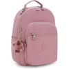 imageKipling Womens Seoul Small Tablet Backpack Durable Padded Shoulder Straps with Tablet Sleeve BagFlouncy Pink