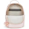 imageKipling Womens Seoul Small Tablet Backpack Durable Padded Shoulder Straps with Tablet Sleeve BagPink Shine