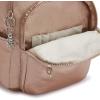 imageKipling Womens Seoul Small Tablet Backpack Durable Padded Shoulder Straps with Tablet Sleeve BagRose Gold Metallic