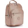 imageKipling Womens Seoul Small Tablet Backpack Durable Padded Shoulder Straps with Tablet Sleeve BagRose Gold Metallic