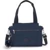 imageKipling Womens Elysia Bag Lightweight Multicompartment Magnetic Snap Pockets Shoulder Crossbody Bag Black Noir 115 L X 9 H X 5 D USBlue Bleu