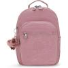 imageKipling Womens Seoul Small Tablet Backpack Durable Padded Shoulder Straps with Tablet Sleeve BagFlouncy Pink