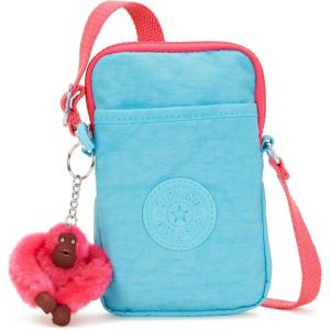 imageKIPLING KIPLING Womens Tally Minibag Lightweight Crossbody Mini Nylon Phone BagBlue Sea Combo
