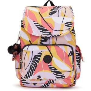 imageKipling Womens City Pack Mini Backpack Lightweight Versatile Daypack BagAbstract Leave