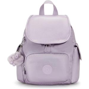imageKipling Womens City Pack Mini Backpack Lightweight Versatile Daypack BagLilac Moon Metallic