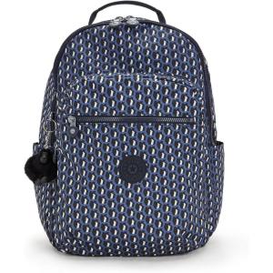 imageKipling Womens Seoul 15quot Laptop Backpack Durable Roomy with Padded Shoulder Straps BuiltIn Protective Sleeve3d K Blue