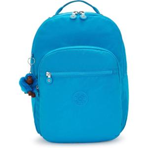 imageKipling Womens Seoul 15quot Laptop Backpack Durable Roomy with Padded Shoulder Straps BuiltIn Protective SleeveAzure Sky Bts Solid