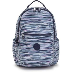 imageKipling Womens Seoul 15quot Laptop Backpack Durable Roomy with Padded Shoulder Straps BuiltIn Protective SleeveBrush Stripes