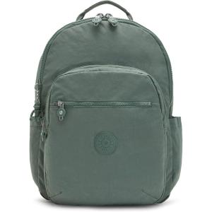 imageKipling Womens Seoul 15quot Laptop Backpack Durable Roomy with Padded Shoulder Straps BuiltIn Protective SleeveFaded Green N