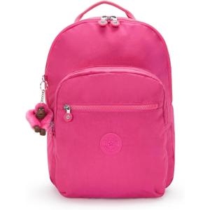imageKipling Womens Seoul 15quot Laptop Backpack Durable Roomy with Padded Shoulder Straps BuiltIn Protective SleeveFresh Pink Bts Solid