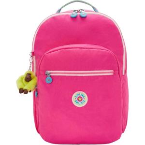 imageKipling Womens Seoul 15quot Laptop Backpack Durable Roomy with Padded Shoulder Straps BuiltIn Protective SleeveFresh Pink Digi Web