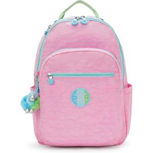 imageKipling Womens Seoul 15quot Laptop Backpack Durable Roomy with Padded Shoulder Straps BuiltIn Protective SleeveGalaxy Pink Fc