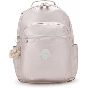 imageKipling Womens Seoul 15quot Laptop Backpack Durable Roomy with Padded Shoulder Straps BuiltIn Protective SleeveMetallic Glow