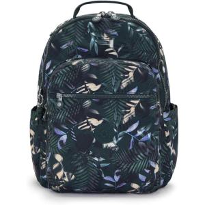 imageKipling Womens Seoul 15quot Laptop Backpack Durable Roomy with Padded Shoulder Straps BuiltIn Protective SleeveMoonlit Forest