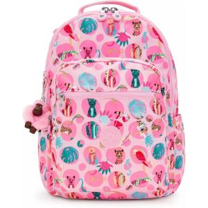 imageKipling Womens Seoul 15quot Laptop Backpack Durable Roomy with Padded Shoulder Straps BuiltIn Protective SleeveSafari Party