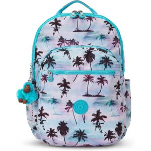 imageKipling Womens Seoul 15quot Laptop Backpack Durable Roomy with Padded Shoulder Straps BuiltIn Protective SleeveShadow Palm Prt