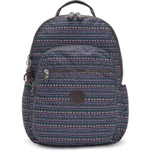 imageKipling Womens Seoul 15quot Laptop Backpack Durable Roomy with Padded Shoulder Straps BuiltIn Protective SleeveStripy Dots