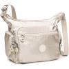 imageKIPLING KIPLING Womens Gabbie Small Crossbody Lightweight Everyday Purse Casual Shoulder BagGold Cloud Metal