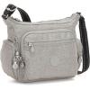 imageKIPLING KIPLING Womens Gabbie Small Crossbody Lightweight Everyday Purse Casual Shoulder BagGrey Chalk Grey 62m
