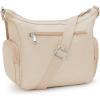 imageKIPLING KIPLING Womens Gabbie Small Crossbody Lightweight Everyday Purse Casual Shoulder BagSparkled Beige
