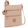 imageKIPLING KIPLING Womens Keiko Crossbody Mini Bag Lightweight Adjustable Purse Durable Shoulder SlingLight Clay Sand