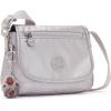 imageKipling Sabian Metallic Crossbody Mini BagSmooth Silver Metallic
