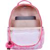 imageKipling Seoul Extra Large 17quot Laptop Backpack Bridal LavenderGarden Clouds