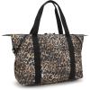 imageKipling Womens Art Medium Prt3 Tote Bag Lightweight Large Weekender Travel HandbagWild Leopard