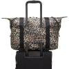 imageKipling Womens Art Medium Prt3 Tote Bag Lightweight Large Weekender Travel HandbagWild Leopard