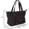 imageKipling Womens Art Medium Tote Bag Lightweight Large Weekender Travel HandbagBlack Noir