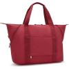 imageKipling Womens Art Medium Tote Bag Lightweight Large Weekender Travel HandbagFunky Red
