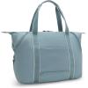 imageKipling Womens Art Medium Tote Bag Lightweight Large Weekender Travel HandbagRelaxed Grey