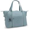 imageKipling Womens Art Medium Tote Bag Lightweight Large Weekender Travel HandbagRelaxed Grey