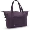 imageKipling Womens Art Medium Tote Bag Lightweight Large Weekender Travel HandbagUltimate Plum