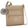 imageKipling Womens Keiko Crossbody Mini Bag Lightweight Adjustable Purse Durable Shoulder SlingEchoey Gold Met