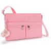 imageKipling Womens New Angie Crossbody Handbag Lightweight Crossbody Bag Nylon Travel BagEnjoyable Blush